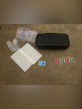 Black Protective Hard Case with Screen Protectors and control protectors for NS2